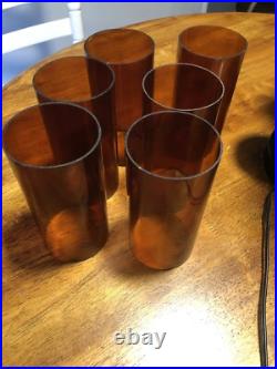 Vtg Mid Century 6 Tube Cascade 25 Tall Lamp Atomic Sputnik 1960s RARE Free Ship