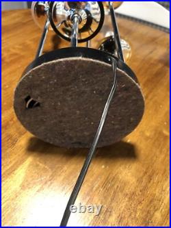 Vtg Mid Century 6 Tube Cascade 25 Tall Lamp Atomic Sputnik 1960s RARE Free Ship