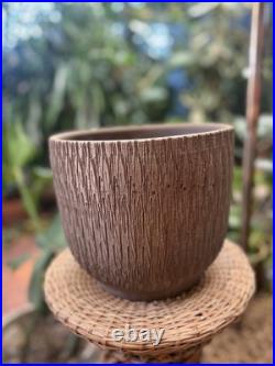 Vtg Mid Century Gainey Nuts & Bolts Sgraffito T 10 Pottery Planter