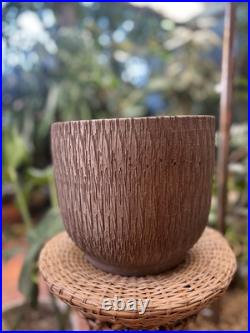 Vtg Mid Century Gainey Nuts & Bolts Sgraffito T 10 Pottery Planter