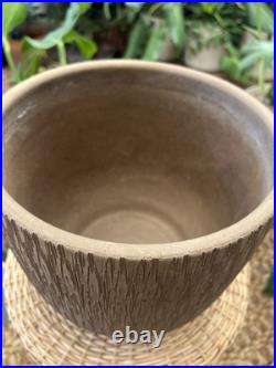 Vtg Mid Century Gainey Nuts & Bolts Sgraffito T 10 Pottery Planter