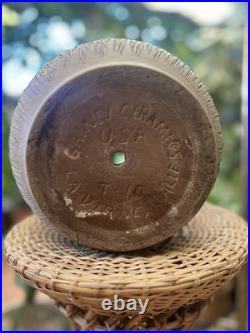 Vtg Mid Century Gainey Nuts & Bolts Sgraffito T 10 Pottery Planter