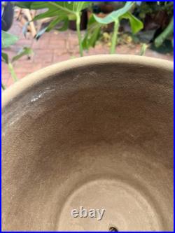 Vtg Mid Century Gainey Nuts & Bolts Sgraffito T 10 Pottery Planter