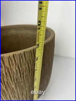 Vtg Mid Century Gainey Nuts & Bolts Sgraffito T 10 Pottery Planter