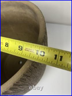 Vtg Mid Century Gainey Nuts & Bolts Sgraffito T 10 Pottery Planter