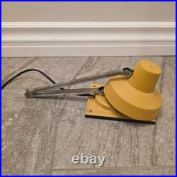 Vtg Mid-Century Modern Tensor Yellow Enamel Adjustable Desk Lamp rare