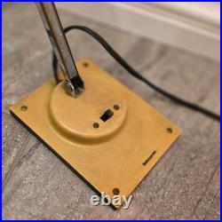 Vtg Mid-Century Modern Tensor Yellow Enamel Adjustable Desk Lamp rare