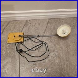 Vtg Mid-Century Modern Tensor Yellow Enamel Adjustable Desk Lamp rare