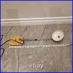 Vtg Mid-Century Modern Tensor Yellow Enamel Adjustable Desk Lamp rare