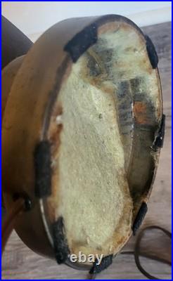 Vtg Orange Drip Glaze Lamps Set Of 3 MCM RARE VHTF Unbranded Ceramic READ