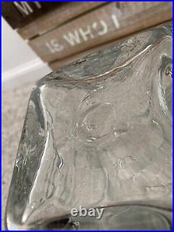 Vtg Pre-Blenko Glass Vase Don Shephard Monumental Mid Century Modern Ultra Rare
