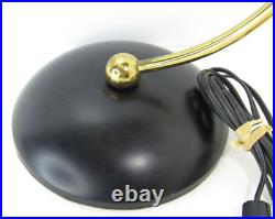 Vtg RARE Space Age Chrome Eyeball Bullet Orb Mid Century Modern Desk Lamp MCM