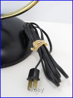 Vtg RARE Space Age Chrome Eyeball Bullet Orb Mid Century Modern Desk Lamp MCM