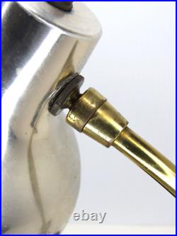 Vtg RARE Space Age Chrome Eyeball Bullet Orb Mid Century Modern Desk Lamp MCM