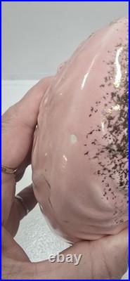 Vtg. Rare 1950's California Pottery Collection Pink Gold Abstract Bowl Planter