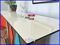 Vtg Rare 50s 60s Dry Bar Mid Century Danish Modern Table Shelf Eames Knoll MCM