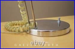 WOW! VINTAGE MID CENTURY SONNEMAN LUCITE & CHROME DESK LAMP! PANTON 60s RARE MCM