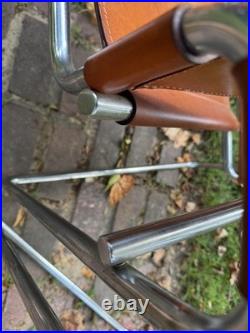 Wassily Chairs by Marcel Breuer Knoll Studio Tan Leather Rare