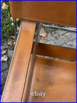 Wassily Chairs by Marcel Breuer Knoll Studio Tan Leather Rare