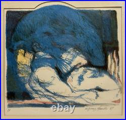 Wolfgang Stoerchle Important Rare 1967 Vintage MID Century Signed Lithograph Wolfgang Stoerchle Important Rare 1967 Vintage MID Century Signed Lithograph