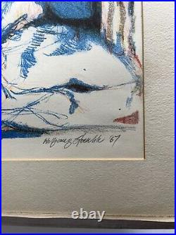 Wolfgang Stoerchle Important Rare 1967 Vintage MID Century Signed Lithograph Wolfgang Stoerchle Important Rare 1967 Vintage MID Century Signed Lithograph