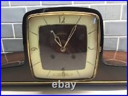 Zarvath Mid Century Modern Mantle Clock RARE